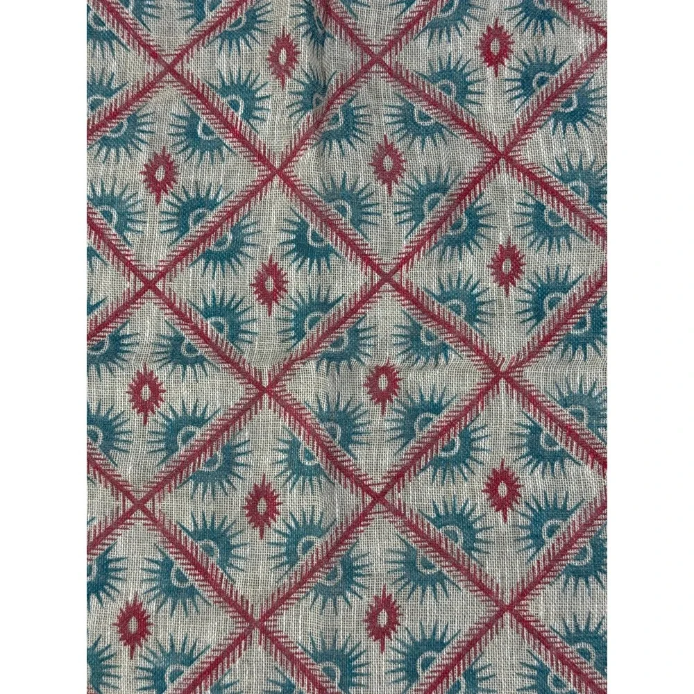 Crate & Barrel Printed Napkin 22x22 Linen